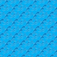 Sea Wave seamless pattern