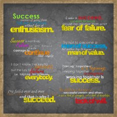Set of motivational background