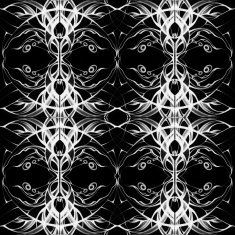 Mandala Decorative hand drawn lace pattern N7