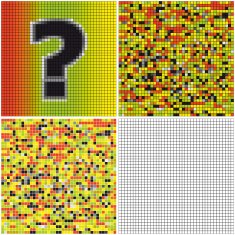 Question mark (mixed mosaic)