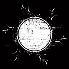 Grunge weathered circular emblem