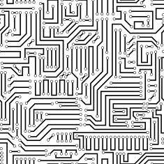 Circuit board seamless pattern N5