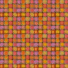 graffiti sprayed mosaic backdrop with tiles in multiple color