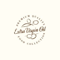 Natural olive oil labels