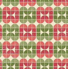 Bright tattered textile geometric seamless pattern vector