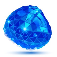 Plastic pixilated glossy 3d cybernetic model reflective N2