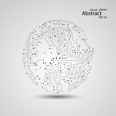 Circuit board planet eps 10 N2
