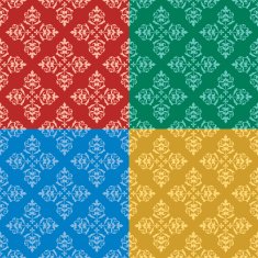vector set - vintage color seamless patterns