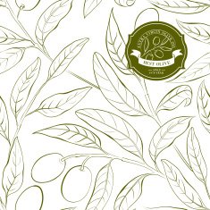 Olive seamless pattern N8