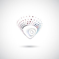 abstract color dots icon for design N9