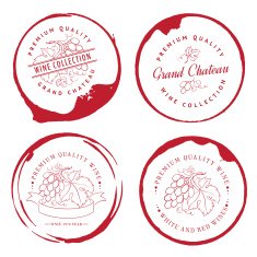 Design of logo for wine