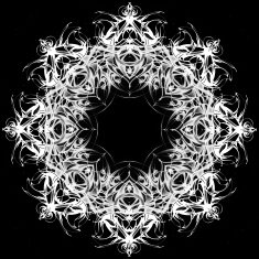 Mandala Decorative hand drawn lace pattern N8