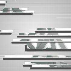 Abstract futuristic geometric shapes N45