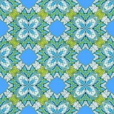 Stroke floral abstract pattern N2
