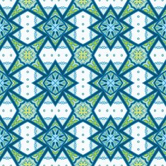Abstract tiled ornament pattern