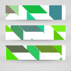 Vector banner set for your design N45