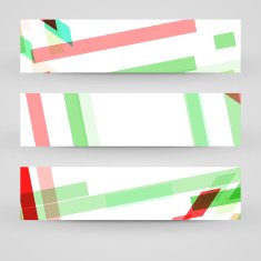 Vector banner set for your design N47