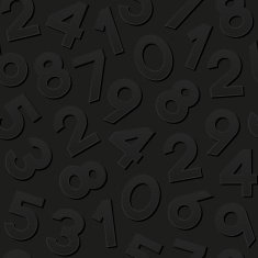 Seamless pattern with numbers N8