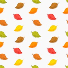 Seamless autumn leaves texture