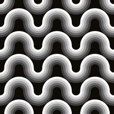 Wavy lines seamless pattern N6