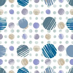 Sketch dots seamless pattern