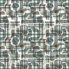 Trendy lines and shapes seamless texture pattern