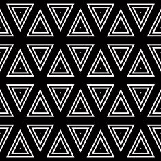 Seamless geometric black and white stripes background