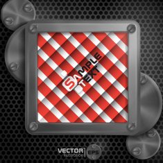 Metallic Frame With Screws N2