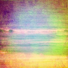 abstract ocean view with grunge texture