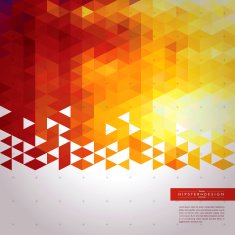 Trendy Abstract Geometric Hipster Background N3