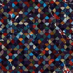 Abstract colorful tiles seamless pattern
