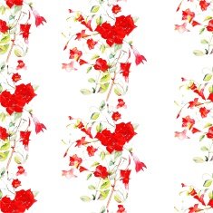 Red Flowers N20