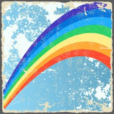 Abstract grunge background with rainbow N2