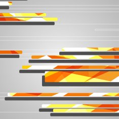 Abstract futuristic geometric shapes N50