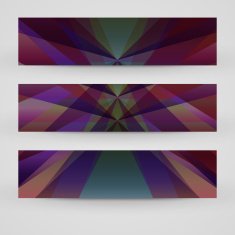 Vector banner set for your design N55