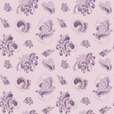 pink abstract floral pattern