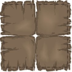 Old damaged dark paper or map