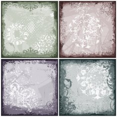 Grunge background set N2