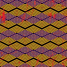 Vintage geometric pattern with dirt texture