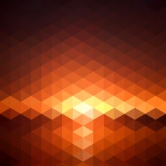 Abstract geometric background - Sunset sea