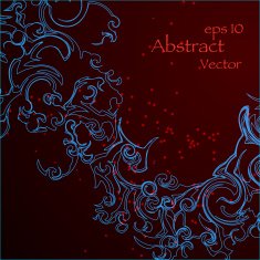 Pattern and glowing lines eps10 N4