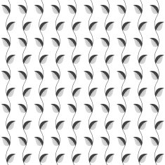 Seamless pattern grey-and-white leaves for background Vector