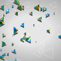 Abstract Geometric Shapes N121