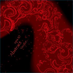 Pattern and glowing lines eps10 N6
