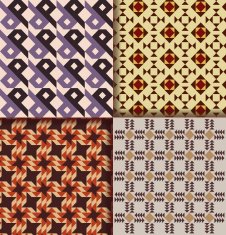 Retro triangle patterns background