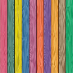 Colored old wooden fence background