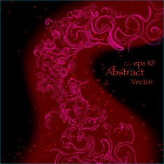 Pattern and glowing lines eps10 N7