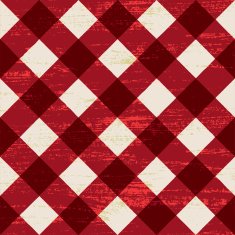 Scratched plaid tablecloth background 2