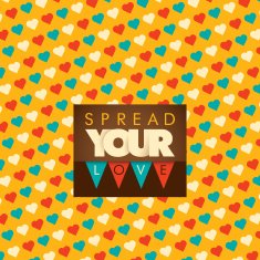 Love background design in color N2