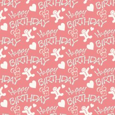 Happy Birthday seamless pattern texture background N3